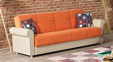 Orange Sofa Bed
